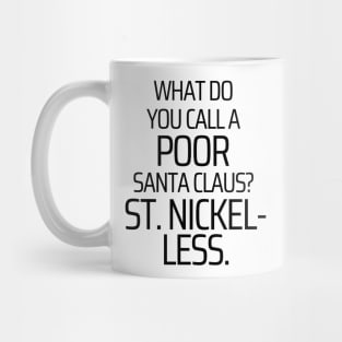 Poor Santa Clause Is Nickel-less Mug